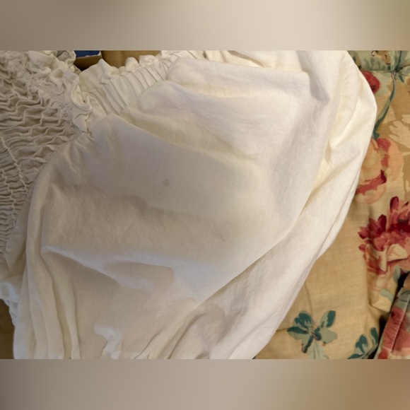 SEA Simona Puffed Sleeve Smocked Top - Picture 10 of 11